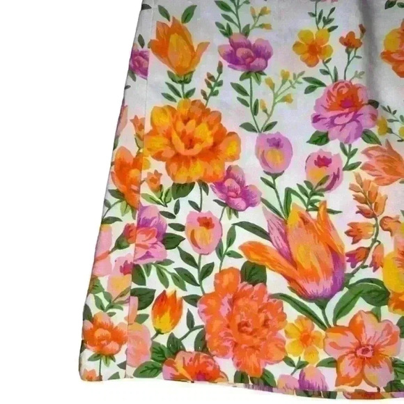 BONWORTH VINTAGE WHITE FLORAL SKIRT - Picture 3 of 9